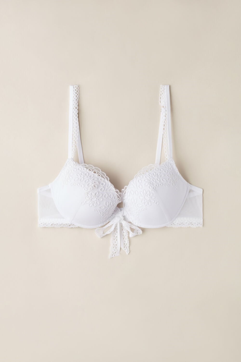 Intimissimi Timeless Simplicity Bellissima Push-up Bra White - 001 - White | 9082TOQWN