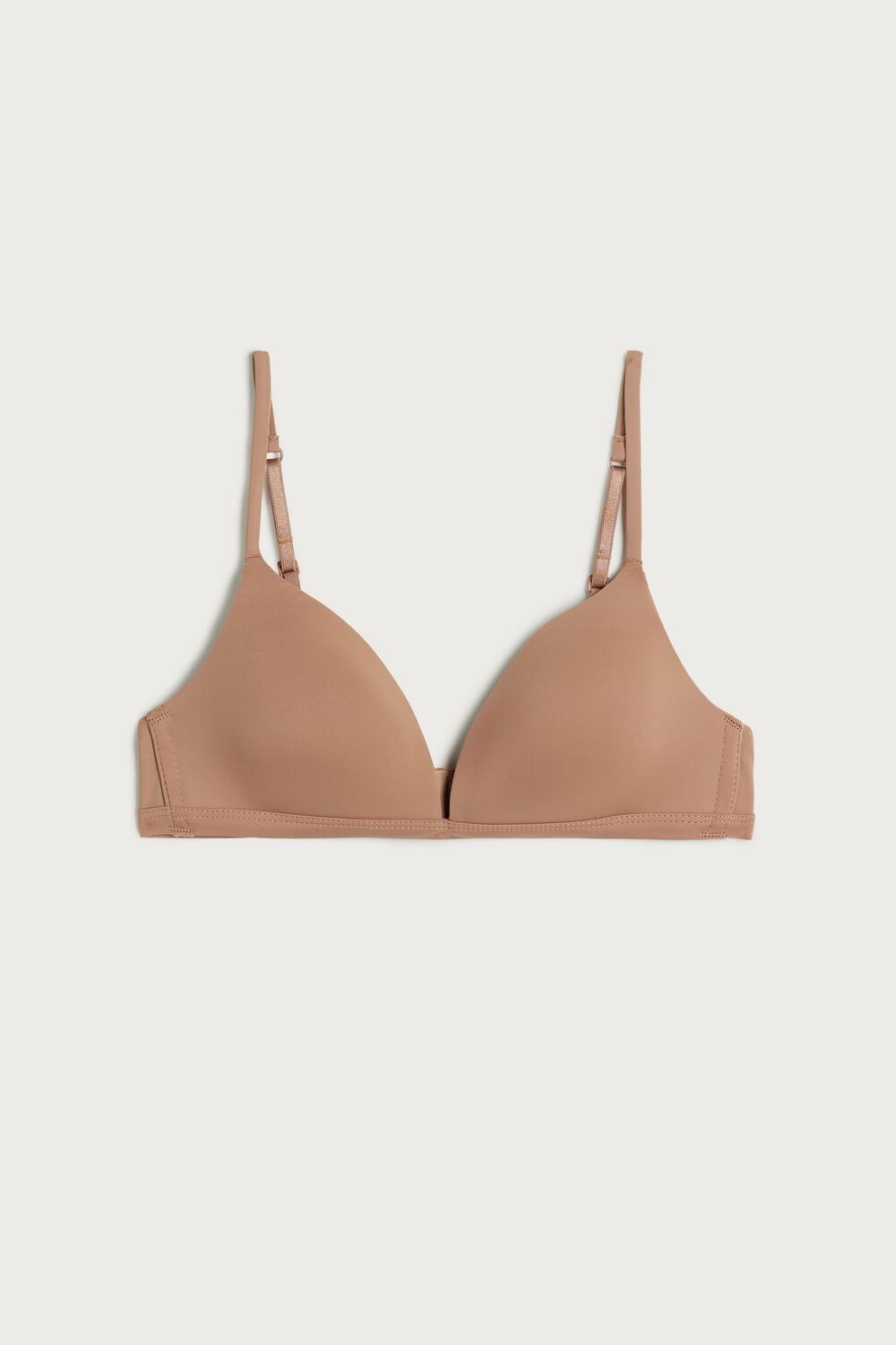 Intimissimi Tiziana Microfiber Triangle Bra Natural - 417i - Medium Beige | 2085SEXMB