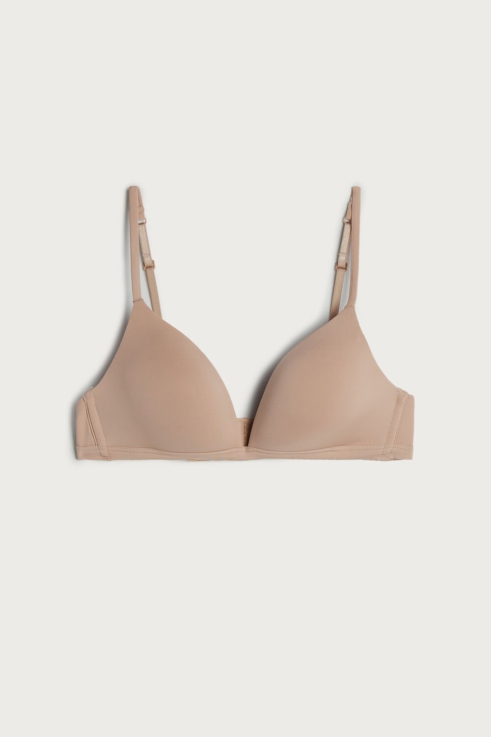 Intimissimi Tiziana Microfiber Triangle Bra 044 - Soft Beige | 8937LKMUX