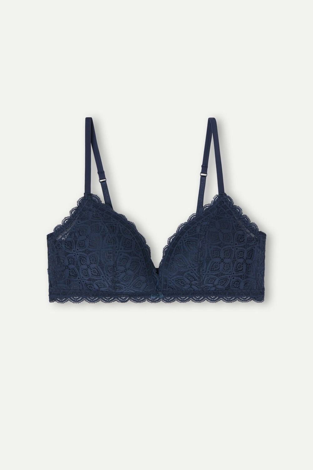 Intimissimi Tiziana Triangle Bra in Lace Blue - 1467 - Intense Blue | 3786LIBUH