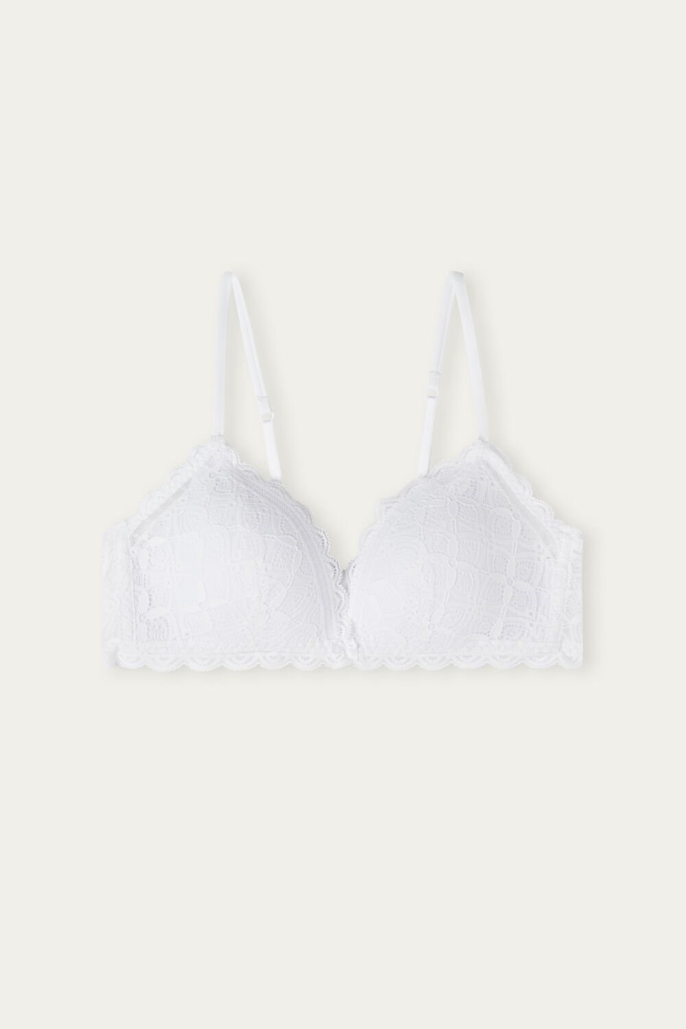 Intimissimi Tiziana Triangle Bra in Lace White - 001 - White | 6013JOGSL