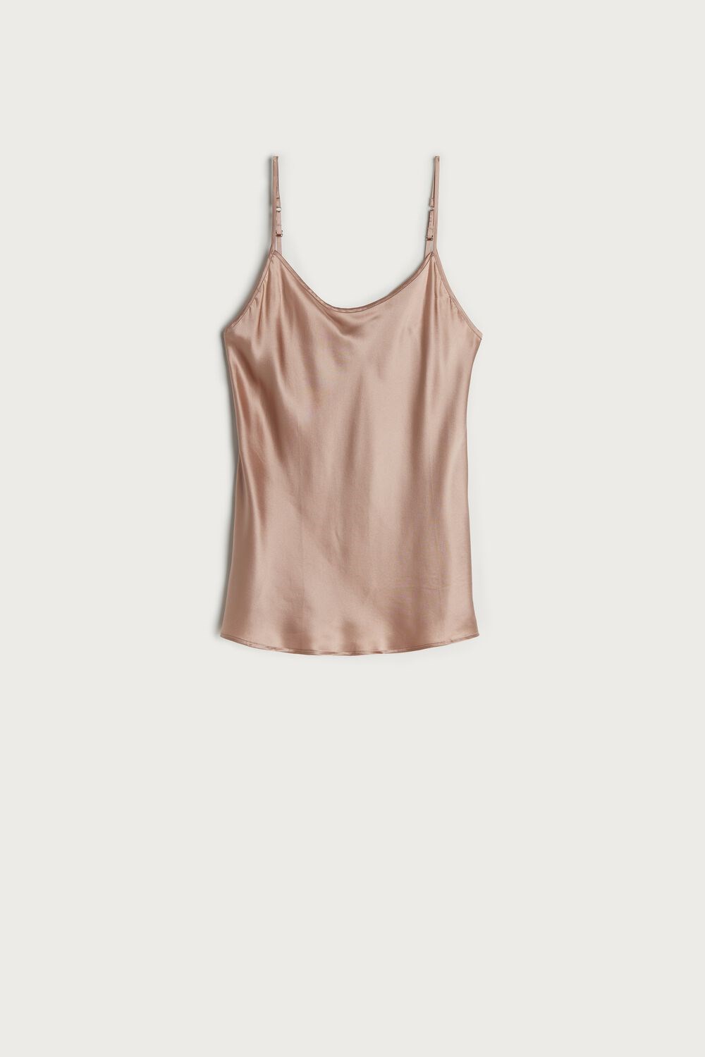 Intimissimi Top in Silk Satin Natural - 163i - Satin Pink | 2594SPTWD