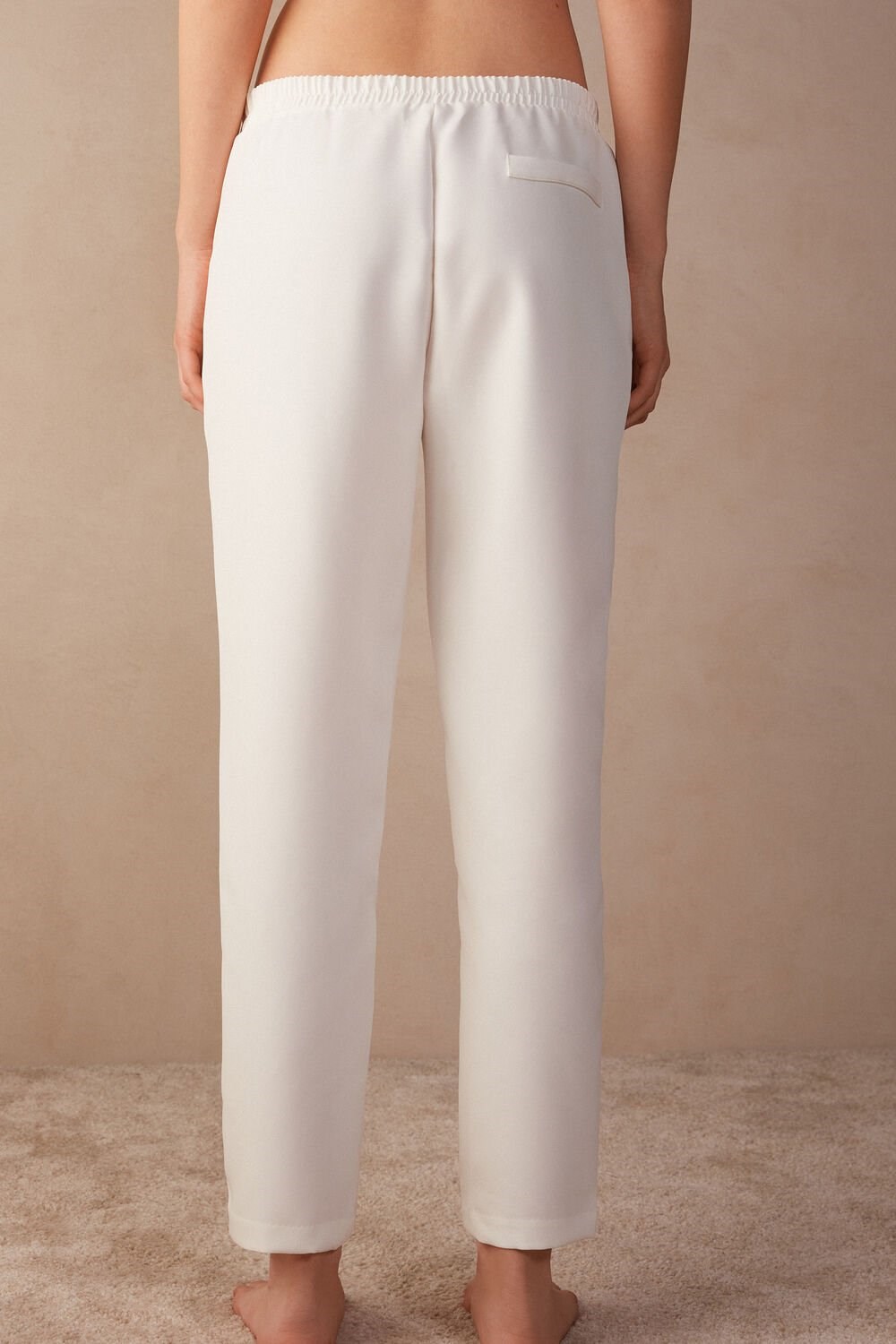 Intimissimi Trousers with Pockets Ivory - 2127 - Talc White | 6748HNOLT