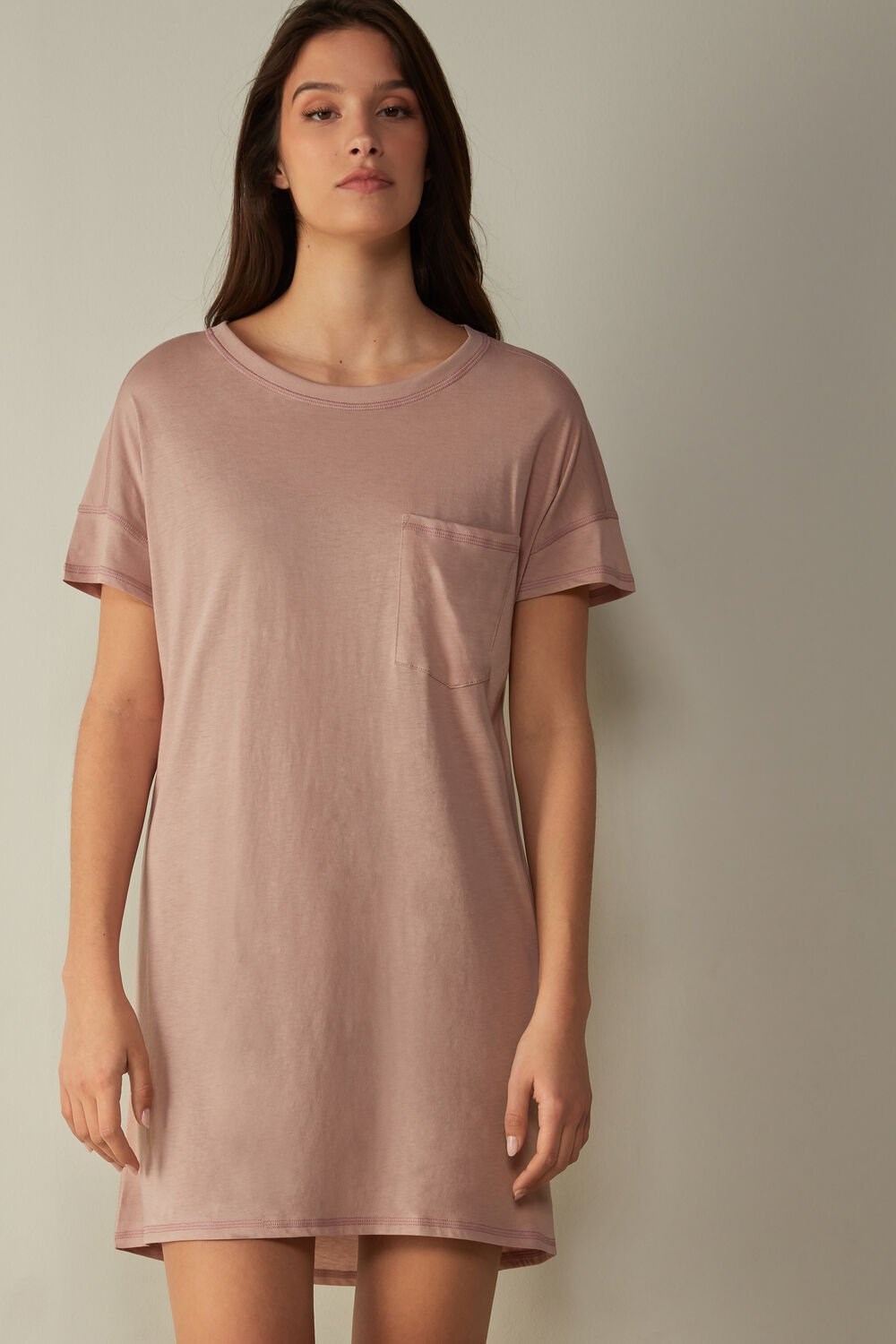 Intimissimi Ultrafresh Supima® Cotton Nightdress Pink - 011i - Pink | 7486AKQGY