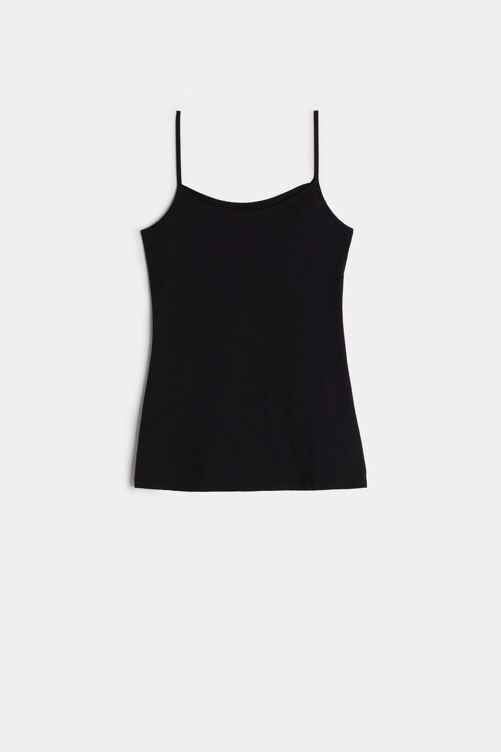 Intimissimi Ultrafresh Supima® Cotton Vest Top Black - 019 - Black | 7345WIPDM