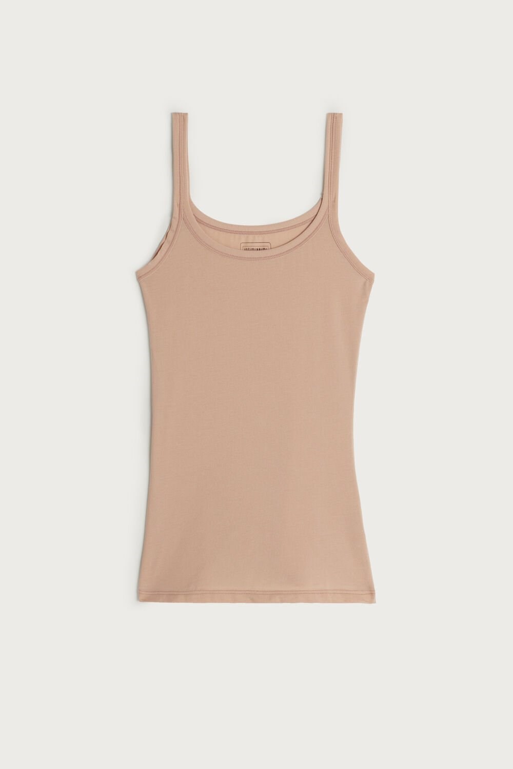 Intimissimi Ultralight Supima® Cotton Top Natural - 044 - Soft Beige | 2547NWUOG