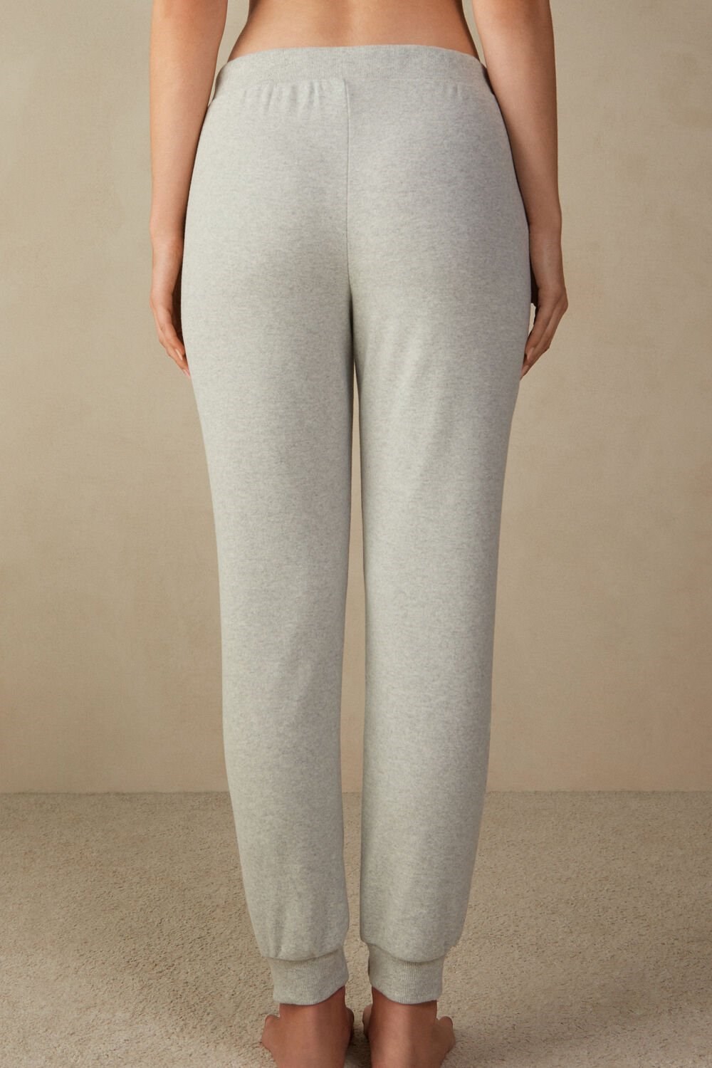 Intimissimi Warm Cuddles Full Length Cuffed Pants Grey - 5349 - Heathered Grey | 8169OQPRX