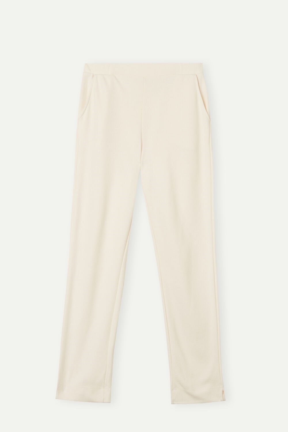 Intimissimi Warm Cuddles Full Length Pants White - 2986 - Cream | 4267RBZQL