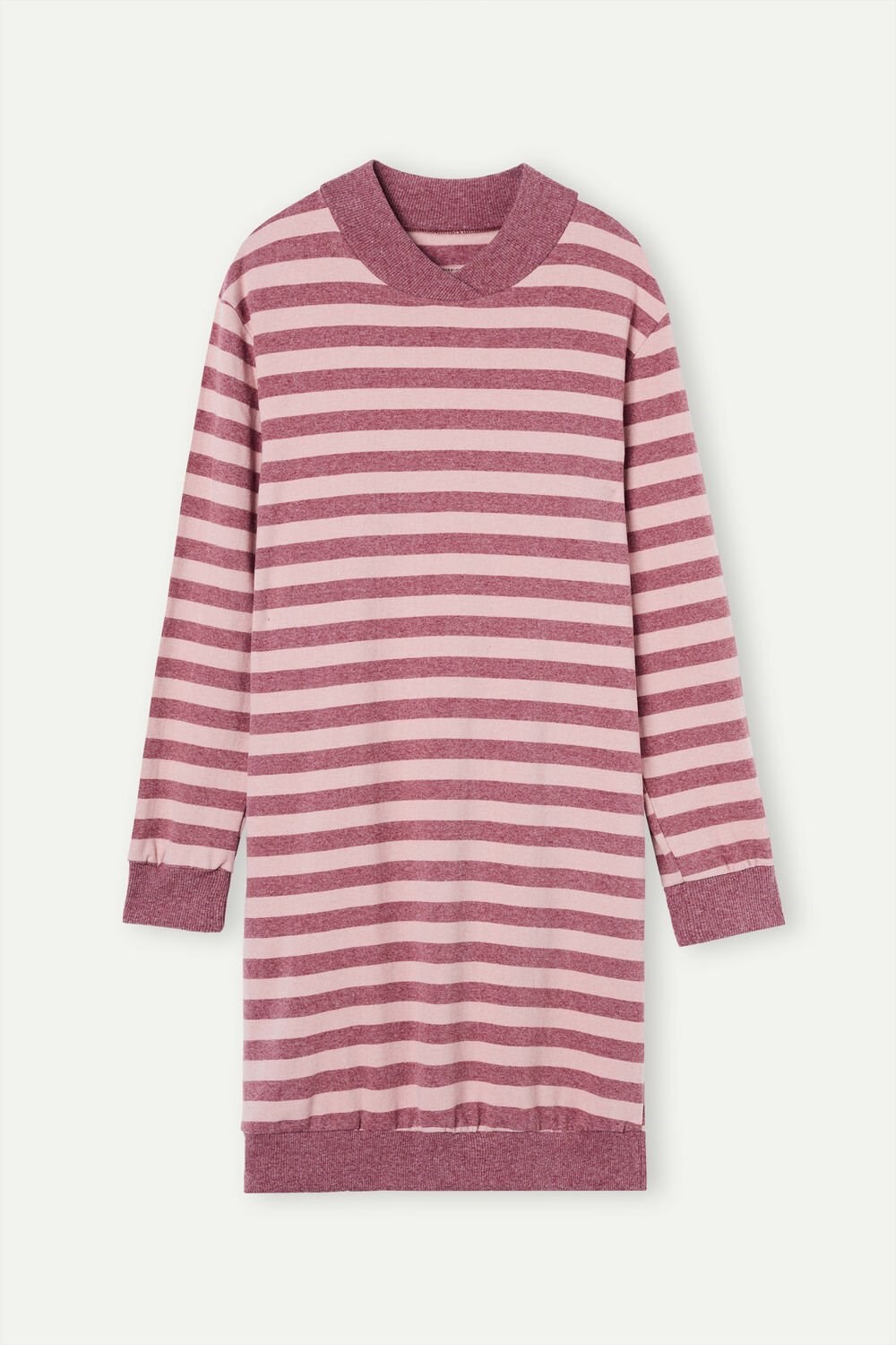 Intimissimi Winter Candies Striped Night Shirt Pink - 158j - Pink / Dark Pink Stripe | 6824KLSXI