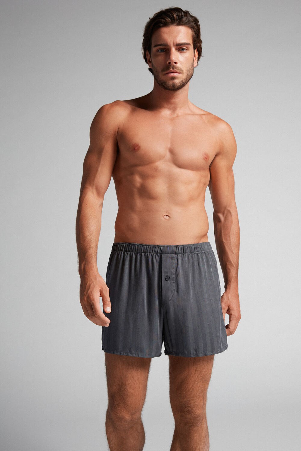 Intimissimi Woven Modal Boxers Grey - 816i - Gray | 6912CSVJT