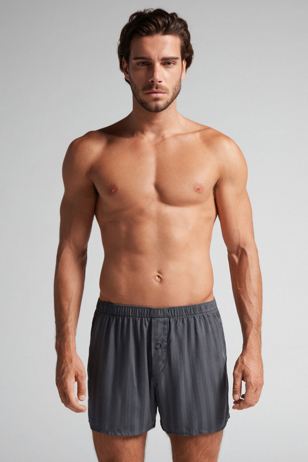 Intimissimi Woven Modal Boxers Grey - 816i - Gray | 6912CSVJT